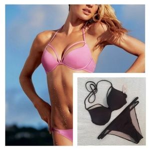 Victoria's Secret Plum Hottie Halter Set